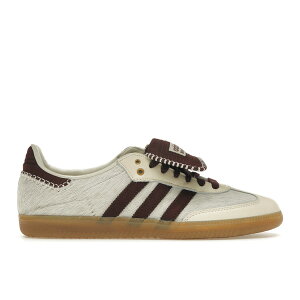 adidas �A�f�B�_�X �����Y �X�j�[�J�[ �yadidas Samba Nylon Tonal Wales Bonner Cream White�z �T�C�Y US_10.5(28.5cm) Cream White/Mystery Brown/Cream White