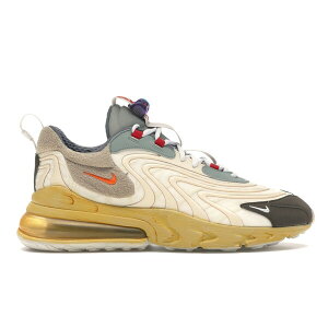 Nike iCL Y Xj[J[ yNike Air Max 270 React ENG Travis Scott Cactus Trailsz TCY US_M_15 Light Cream/Dark Hazel-Mica Green-Starfish