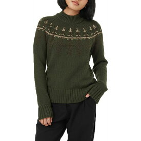 テンツリー レディース シャツ トップス tentree Women's Highline Wool Turtleneck Sweater Dark Kombu Green