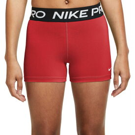 ナイキ レディース カジュアルパンツ ボトムス Nike Women's Pro 3” Shorts University Red