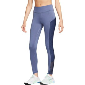 ナイキ レディース カジュアルパンツ ボトムス Nike One Women's Therma-FIT Mid-Rise Full-Length Training Leggings Diffused Blue/Midnight Nv