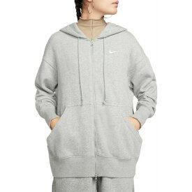 ナイキ レディース パーカー・スウェットシャツ アウター Nike Sportswear Women's Phoenix Fleece Oversized Full-Zip Hoodie Dk Grey Heather