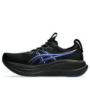ASICS �A�V�b�N�X �����Y �X�j�[�J�[ �yASICS Gel-Nimbus 28 'Black Neon Blue' 1011C127-004�z �T�C�Y US_10.5(28.5cm)