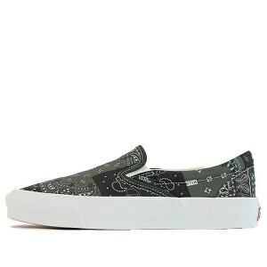 Vans �o���Y �����Y �X�j�[�J�[ �yVans Kith x Vault OG Classic Slip-On LX 'Bandana - Scarab' VN0A45JK6CF�z �T�C�Y US_7(25.0cm)