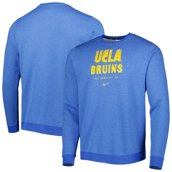 魅了 ナイキ メンズ パーカー・スウェットシャツ アウター UCLA Bruins Nike Vault Stack Club Fleece Pullover Sweatshirt Blue