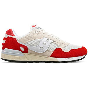 Saucony �T�b�J�j�[ �����Y �X�j�[�J�[ �ySaucony Shadow 5000 White Cream Red�z �T�C�Y US_8.5(26.5cm) White/Red