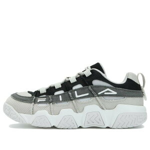 FILA �t�B�� �����Y �X�j�[�J�[ �yFILA Barricade Basketball Shoes 'White Grey Black' T12M333201FVA�z �T�C�Y US_10.5(28.5cm)