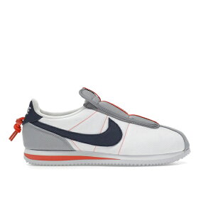 Nike �i�C�L �����Y �X�j�[�J�[ �yNike Cortez Basic Slip Kendrick Lamar White�z �T�C�Y US_M_4 White/Thunder Blue-Wolf Grey-Turf Orange