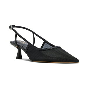�A���h ���f�B�[�X �p���v�X �V���[�Y Women's Maxina Slingback Pumps Black Mesh