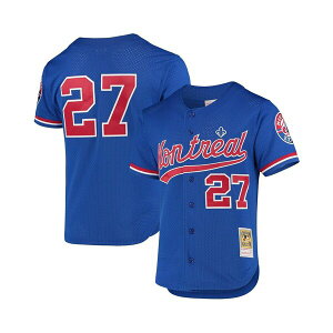 �~�b�`�F��&�l�X �����Y �V���c �g�b�v�X Men's Vladimir Guerrero Blue Montreal Expos 1997 Cooperstown Collection Mesh Batting Practice Jersey Blue