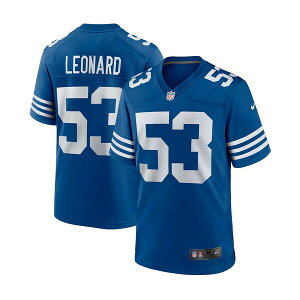 iCL Y Vc gbvX Men's Darius Leonard Indianapolis Colts Alternate Game Jersey Royal
