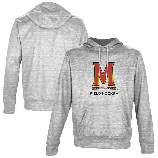 プロスフィア メンズ パーカー・スウェットシャツ アウター Maryland Terrapins ProSphere Field Hockey Logo Pullover Hoodie Gray