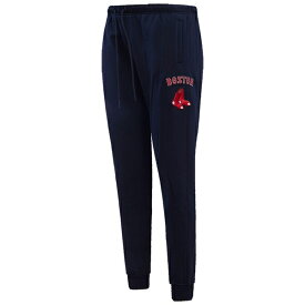 プロスタンダード レディース カジュアルパンツ ボトムス Boston Red Sox Pro Standard Women's Classic Fleece Sweatpants Navy