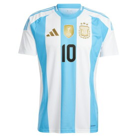 アディダス メンズ ユニフォーム トップス Lionel Messi Argentina National Team adidas 2024 Home Replica Player Jersey White