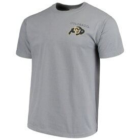 イメージワン メンズ Tシャツ トップス Colorado Buffaloes Comfort Colors Campus Scenery TShirt Gray