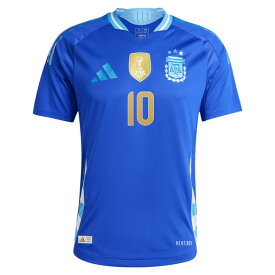 アディダス メンズ ユニフォーム トップス Lionel Messi Argentina National Team adidas 2024 Away Authentic Player Jersey Blue