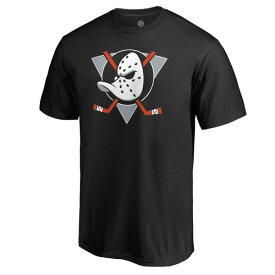 ファナティクス メンズ Tシャツ トップス Anaheim Ducks Fanatics Branded Team Alternate TShirt Black