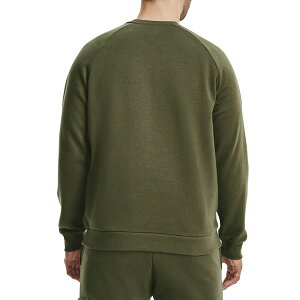A_[A[}[ Y p[J[EXEFbgVc AE^[ Men's Rival Fleece Crewneck Sweatshirt Marine Od Green / / White