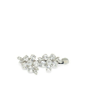 �V���[�l�E���V�� ���f�B�[�X �w�A�A�N�Z�T���[ �A�N�Z�T���[ Hellebore flower crystal-embellished hair clip Silver