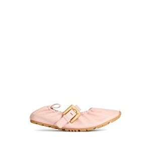 �o���}�� ���f�B�[�X �T���_�� �V���[�Y Anthem smooth-leather ballet flats Pink