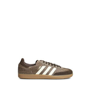 �A�f�B�_�X �����Y �X�j�[�J�[ �V���[�Y Samba og sneakers Brown