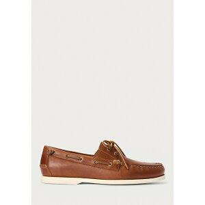 �����t���[���� �����Y �f�b�L�V���[�Y �V���[�Y MERTON COLOR BLOCKED LEATHER BOAT SHOE - Boat shoes - tan