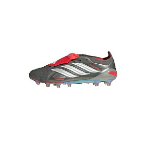 �A�f�B�_�X ���f�B�[�X �t�B�b�g�l�X �X�|�[�c PREDATOR ELITE FOLD-OVER - Football boots artificial grass - iron metallic cloud white lucid red