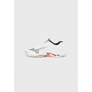 �~�Y�m ���f�B�[�X �t�B�b�g�l�X �X�|�[�c WAVE LIGHTNING ELITE UNISEX - Volleyball shoes - white/black/fiery red