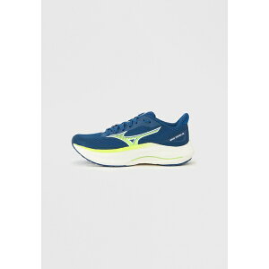 �~�Y�m ���f�B�[�X �t�B�b�g�l�X �X�|�[�c WAVE INSPIRE 22 - Road running shoes - estate blue/lightning yellow