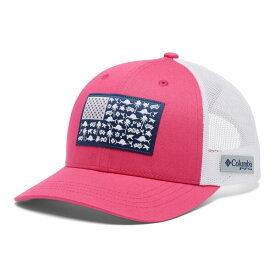 コロンビア レディース 帽子 アクセサリー Columbia Women's Fish Flag Trucker Adjustable Hat Pink