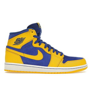 Jordan �W���[�_�� �����Y �X�j�[�J�[ �yJordan 1 Retro High OG Laney�z �T�C�Y US_M_13 Varsity Maize/Game Royal-White