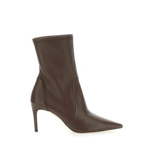 �X�`���A�[�g ���C�c�}�� ���f�B�[�X �u�[�c �V���[�Y Stuart power pointed-toe ankle boots Brown