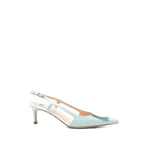 ���x���g�t�F�X�^ ���f�B�[�X �p���v�X �V���[�Y Kimera square-toe pumps Blue