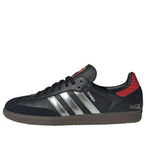 adidas �A�f�B�_�X �����Y �X�j�[�J�[ �T���o �yadidas x Coca-Cola Samba 'Black Silver' KH6880�z �T�C�Y US_11.5(29.5cm)
