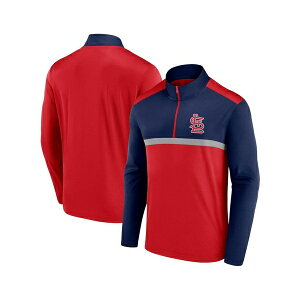 �t�@�i�e�B�N�X �����Y �p�[�J�[�E�X�E�F�b�g�V���c �A�E�^�[ Men's Red St. Louis Cardinals Unstoppable Quarter-Zip Top Red