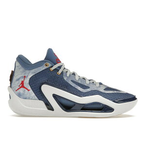 Jordan �W���[�_�� �����Y �X�j�[�J�[ �yJordan Tatum 1 Denim�z �T�C�Y US_11(29.0cm) Stone Blue/University Red-Mystic Navy