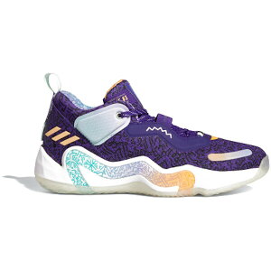 adidas �A�f�B�_�X �����Y �X�j�[�J�[ �yadidas D.O.N. Issue #3 Purple�z �T�C�Y US_11(29.0cm) Team Collage Purple/Acid Orange/Halo Mint