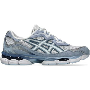 ASICS �A�V�b�N�X �����Y �X�j�[�J�[ �yASICS Gel-NYC atmos Hyozan�z �T�C�Y US_5.5(23.5cm) White/Grey/Blue