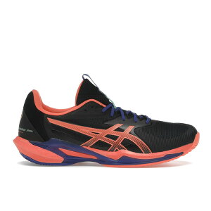 ASICS �A�V�b�N�X �����Y �X�j�[�J�[ �yASICS Solution Speed FF 3 Padel Black Vivid Coral�z �T�C�Y US_M_15 Black/Vivid Coral