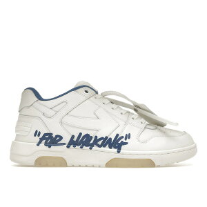 OFF-WHITE �I�t�z���C�g �����Y �X�j�[�J�[ �yOFF-WHITE Out Of Office "OOO" Low Tops For Walking White White Dark Blue SS22�z �T�C�Y US_11(29.0cm) White/White/Dark Blue