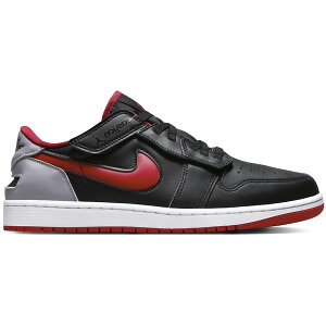 Jordan W[_ Y Xj[J[ yJordan 1 Low FlyEase Black Cement Grey White Fire Redz TCY US_8(26.0cm) Black/Cement Grey/White/Fire Red