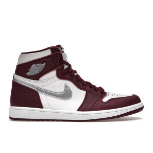 Jordan W[_ Y Xj[J[ yJordan 1 Retro High OG Bordeauxz TCY US_11.5(29.5cm) Bordeaux/White-Metallic Silver