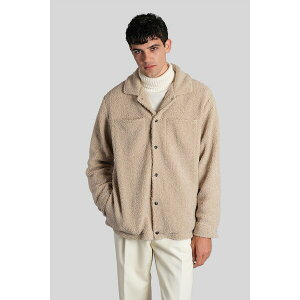 o^C Y WPbgu] AE^[ Casual Jacket In Beige Polyester beige