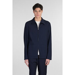 oi Y WPbgu] AE^[ Marafon Casual Jacket In Blue Wool blue