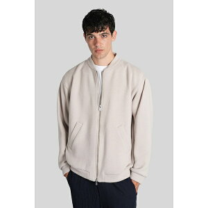 oi Y WPbgu] AE^[ Gabier Bomber Jacket In Grey Wool grey