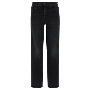 �}�U�[ ���f�B�[�X �f�j���p���c �{�g���X 'the Mid Rise Rambler Zip Flood' Jeans Black