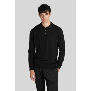 �o���i �����Y �|���V���c �g�b�v�X Pevaron Polo In Black Wool black
