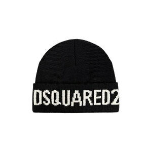 fB[XNGA[h Y Xq ANZT[ Dsquared2 Woolen Hat Black