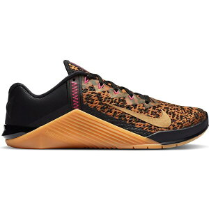 Nike �i�C�L ���f�B�[�X �X�j�[�J�[ �yNike Metcon 6 Cheetah (Women's)�z �T�C�Y US_6(23.0cm) Black/Chutney-Gum Medium Brown-Metallic Gold