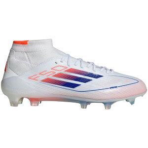 adidas �A�f�B�_�X ���f�B�[�X �X�j�[�J�[ �yadidas F50 Elite Mid FG Cloud White Lucid Blue Solar Red (Women's)�z �T�C�Y US_7(24.0cm) Cloud White/Lucid Blue/Solar Red